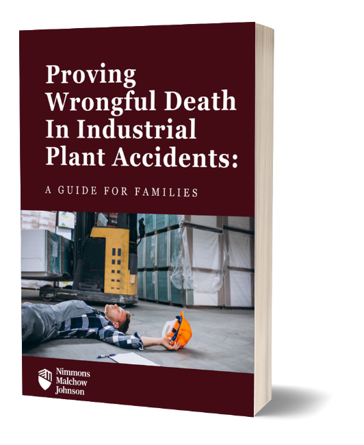 Nimmons Malchow Johnson, Augusta injury lawyers, ebook titled Proving Wrongful Death In Industrial Plant Accidents: A Guide For Families.