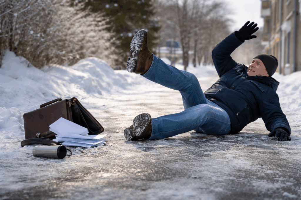 Why Winter Slip-and-Fall Claims Often Depend on Fast Evidence