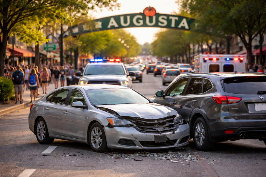 Hit by a Distracted Driver During Spring Break Traffic in Augusta? What Matters Most in a Claim