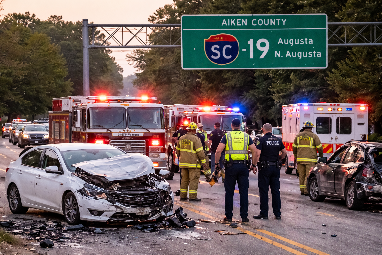 Top Causes of Accidents on SC-19 in Aiken County