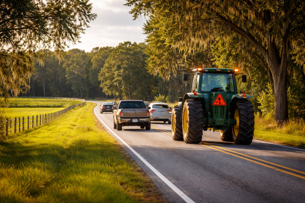 Malchow Johnson Injury Lawyers-How to Safely Share the Road with Tractors in Rural South Carolina