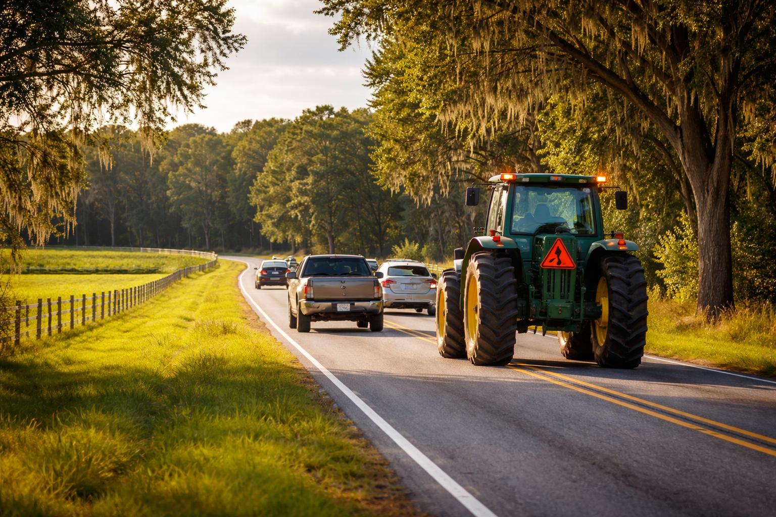Malchow Johnson Injury Lawyers-How to Safely Share the Road with Tractors in Rural South Carolina